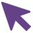 Cursor with solid fill